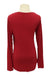 A Red Long Sleeve Tops from Mayarya in size Maternity-S for maternity. (Back View)