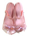 A Pink Flats from Mini Melissa in size 5T for girl. (Back View)