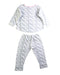 A Grey Pyjama Sets from Petit Bateau in size 2T for girl. (Back View)
