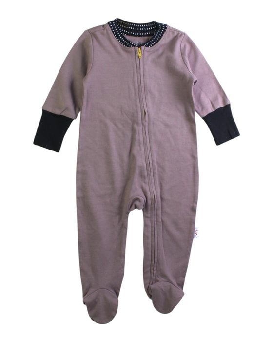 A Purple Onesies from TinyBitz in size 3-6M for boy. (Front View)