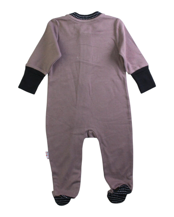 A Purple Onesies from TinyBitz in size 3-6M for boy. (Back View)