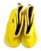 A Yellow Booties from Jacadi in size 5T for neutral. (Back View)
