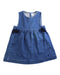 A Blue Sleeveless Dresses from Petit Bateau in size 18-24M for girl. (Front View)