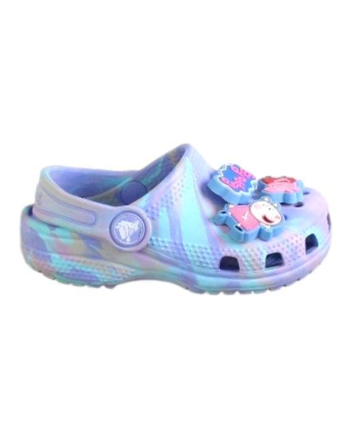 A Multicolour Slip Ons from Crocs in size 18-24M for girl. (Front View)
