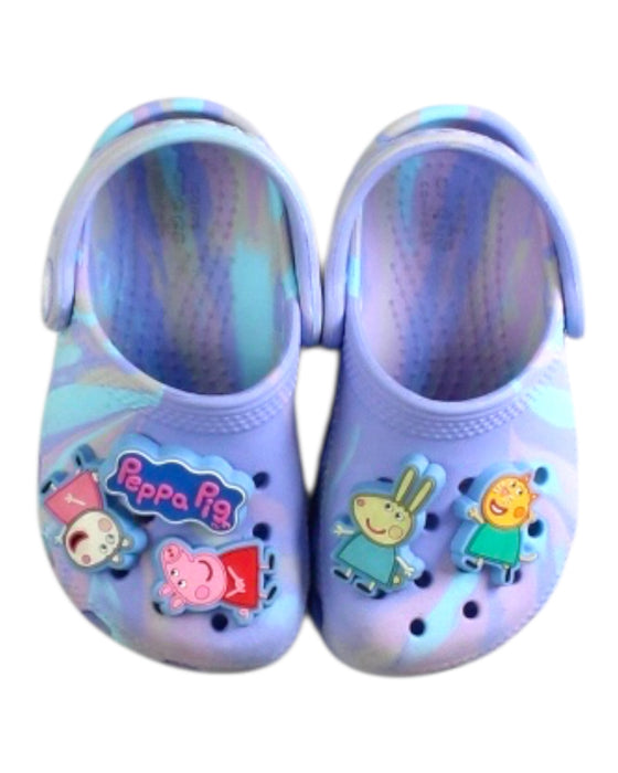 A Multicolour Slip Ons from Crocs in size 18-24M for girl. (Back View)