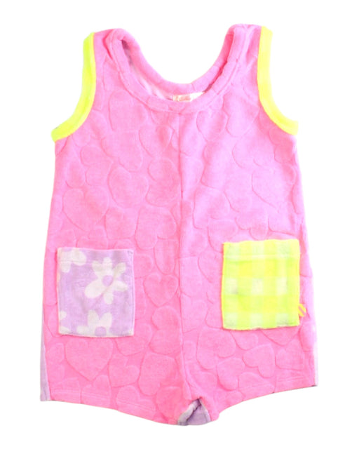 A Pink Sleeveless Rompers from Billieblush in size 2T for girl. (Front View)