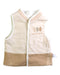 A Beige Outerwear Vests from Natures Purest in size 12-18M for neutral. (Front View)