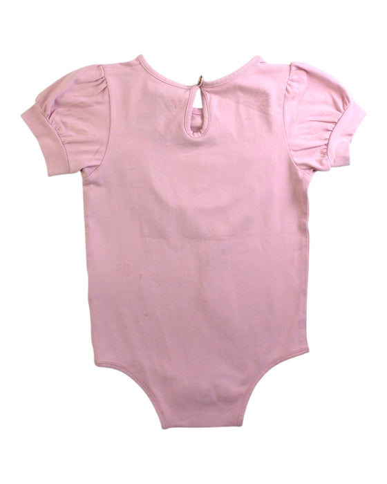 A Pink Short Sleeve Bodysuits from Angel's Face in size 12-18M for girl. (Back View)