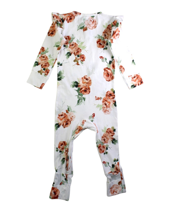A White Long Sleeve Jumpsuits from Snuggle Hunny in size 2T for girl. (Back View)