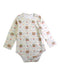 A White Long Sleeve Bodysuits from Konges Sløjd in size 2T for girl. (Front View)