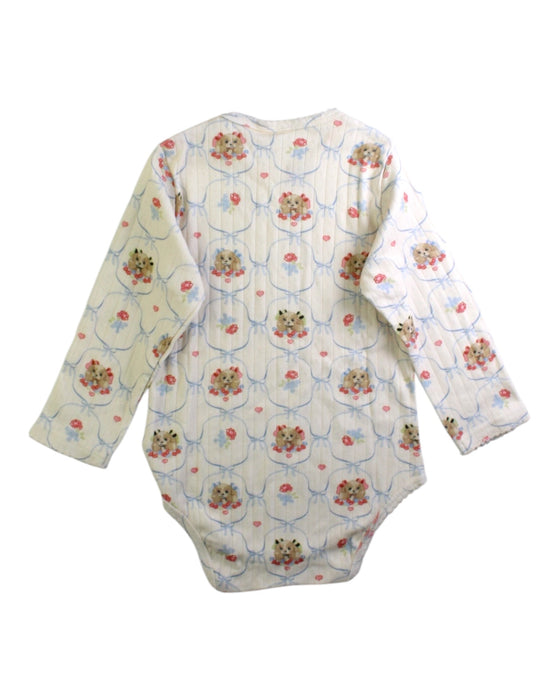 A White Long Sleeve Bodysuits from Konges Sløjd in size 2T for girl. (Back View)