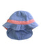 A Blue Sun Hats from Jacadi in size 12-18M for girl. (Back View)