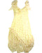 A Yellow Sleeveless Dresses from KatieJNYC in size 14Y for girl. (Back View)