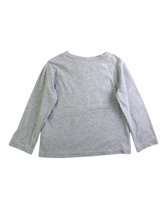 A Grey Long Sleeve T Shirts from Roots in size 2T for neutral. (Back View)