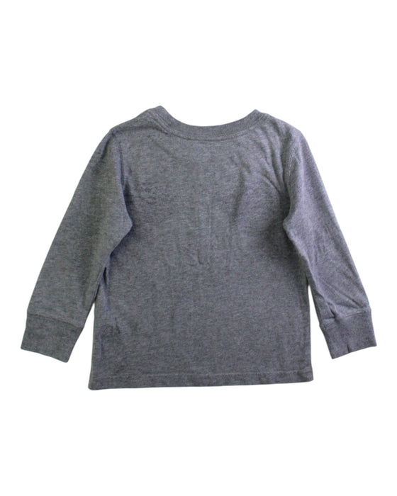 A Grey Long Sleeve T Shirts from Roots in size 2T for neutral. (Back View)