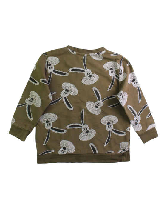 A Green Crewneck Sweatshirts from Seed in size 2T for boy. (Back View)