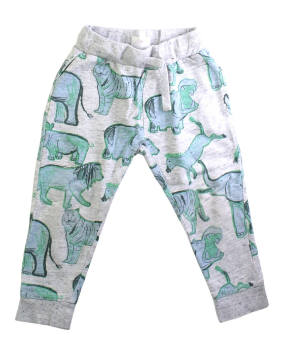 A Grey Sweatpants from Seed in size 2T for boy. (Front View)