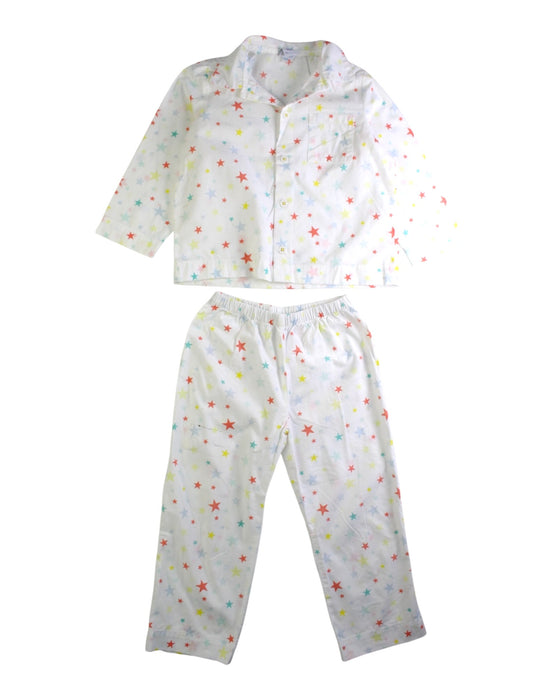A Multicolour Pyjama Sets from Petit Bateau in size 3T for neutral. (Front View)