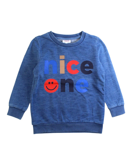 A Blue Crewneck Sweatshirts from Seed in size 3T for boy. (Front View)
