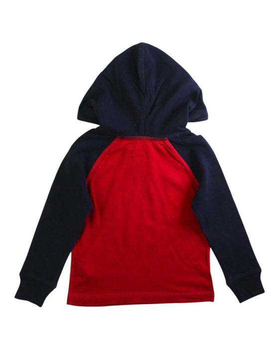 A Red Hooded Sweatshirts from Polo Ralph Lauren in size 3T for boy. (Back View)