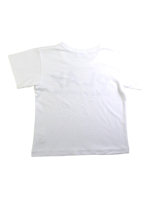 A White Short Sleeve T Shirts from Comme des Garcons in size 4T for neutral. (Back View)