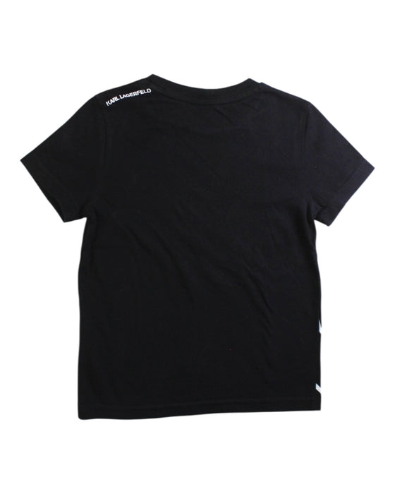 A Black Short Sleeve T Shirts from Karl Lagerfeld in size 3T for boy. (Back View)