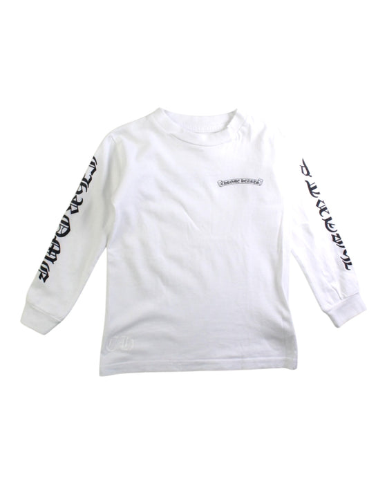A White Long Sleeve T Shirts from Chrome Hearts in size 12-18M for neutral. (Front View)