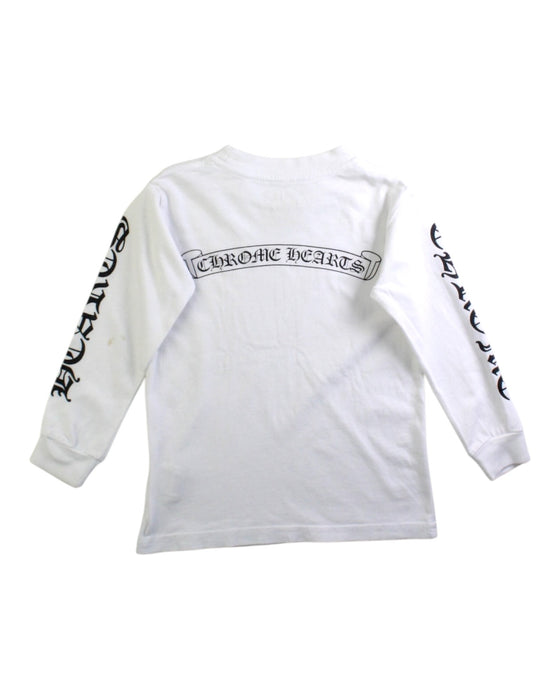 A White Long Sleeve T Shirts from Chrome Hearts in size 12-18M for neutral. (Back View)