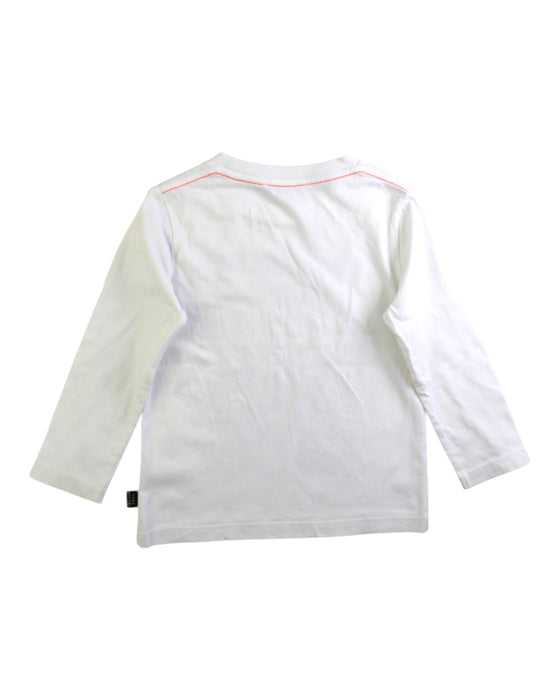 A White Long Sleeve T Shirts from Little Marc Jacobs in size 4T for boy. (Back View)