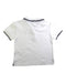 A White Short Sleeve Polos from Petit Bateau in size 3T for boy. (Back View)