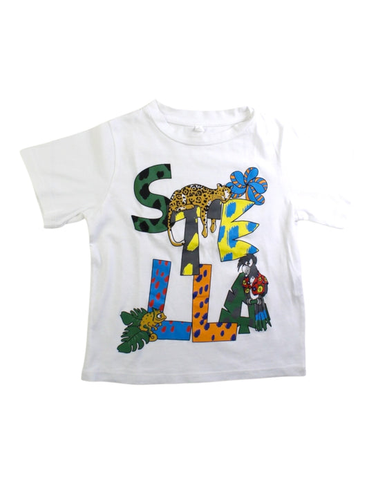 A Multicolour Short Sleeve T Shirts from Stella McCartney in size 4T for boy. (Front View)