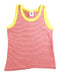 A Red Sleeveless Tops from Petit Bateau in size 3T for boy. (Front View)