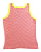 A Red Sleeveless Tops from Petit Bateau in size 3T for boy. (Back View)