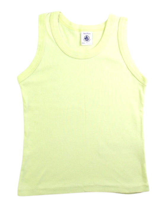 A Yellow Sleeveless Tops from Petit Bateau in size 3T for boy. (Front View)