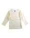 A Ivory Long Sleeve T Shirts from Petit Bateau in size 3T for neutral. (Front View)