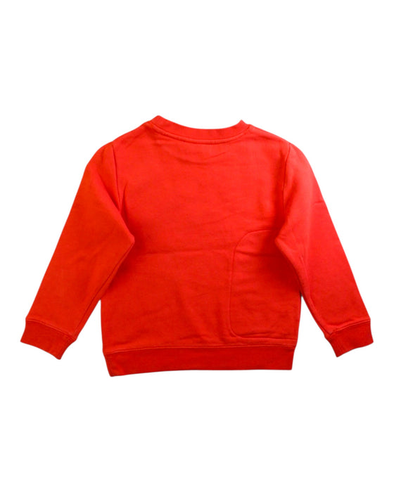 A Red Crewneck Sweatshirts from Stella McCartney in size 4T for boy. (Back View)