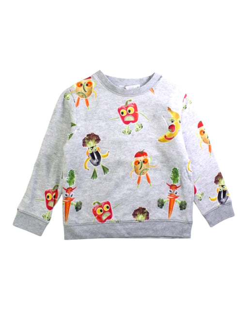 A Grey Crewneck Sweatshirts from Stella McCartney in size 4T for boy. (Front View)