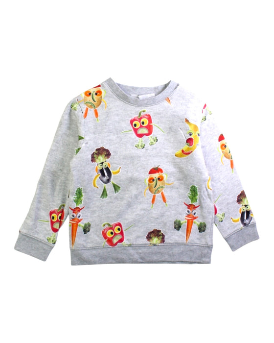 A Grey Crewneck Sweatshirts from Stella McCartney in size 4T for boy. (Front View)