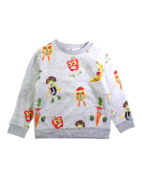 A Grey Crewneck Sweatshirts from Stella McCartney in size 4T for boy. (Back View)