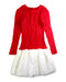 A Red Sweater Dresses from Polo Ralph Lauren in size 6T for girl. (Front View)