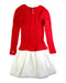 A Red Sweater Dresses from Polo Ralph Lauren in size 6T for girl. (Back View)