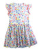 A Multicolour Sleeveless Dresses from Petit Bateau in size 8Y for girl. (Front View)