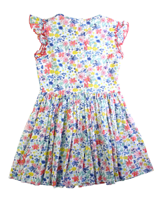 A Multicolour Sleeveless Dresses from Petit Bateau in size 8Y for girl. (Back View)