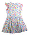 A Multicolour Sleeveless Dresses from Petit Bateau in size 8Y for girl. (Back View)
