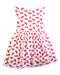 A Red Sleeveless Dresses from Jacadi in size 8Y for girl. (Back View)