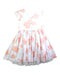A Peach Sleeveless Dresses from Petit Bateau in size 6T for girl. (Back View)