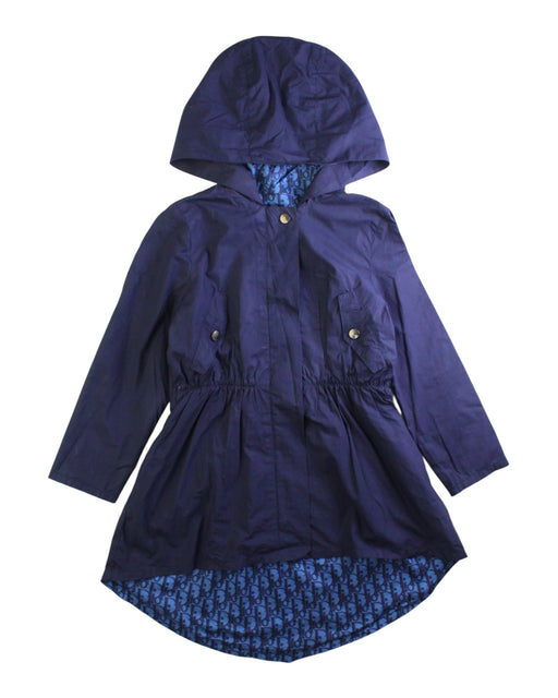 A Navy Coats from Dior in size 6T for girl. (Front View)