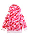 A Pink Hooded Sweatshirts from BAPE KIDS in size 2T for girl. (Back View)