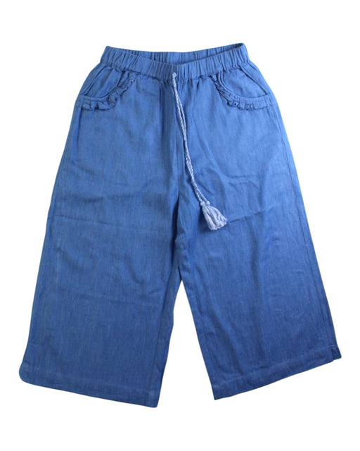 A Blue Casual Pants from Chickeeduck in size 7Y for girl. (Front View)