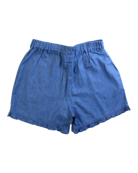 A Blue Shorts from Chickeeduck in size 7Y for girl. (Back View)
